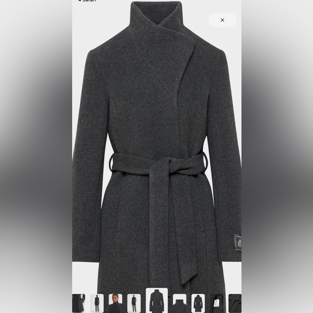 Babaton Charcoal Connor Coat